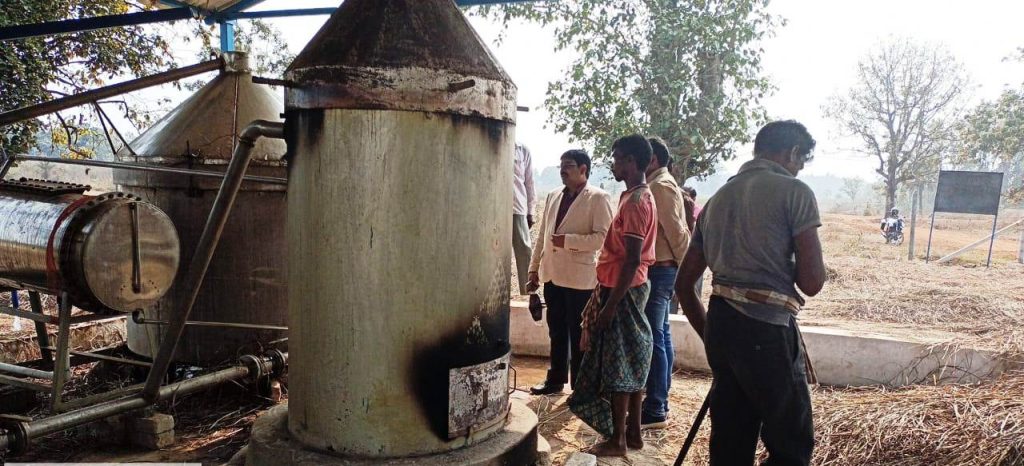 Oil extracting machines have been installed at Tangiri and Kalapokhari villages. 