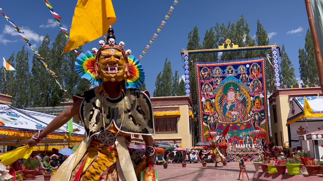 Cham - the mask dance of monks | Cham Lama dance | Tibetan Buddhism | Art & Culture | UPSC